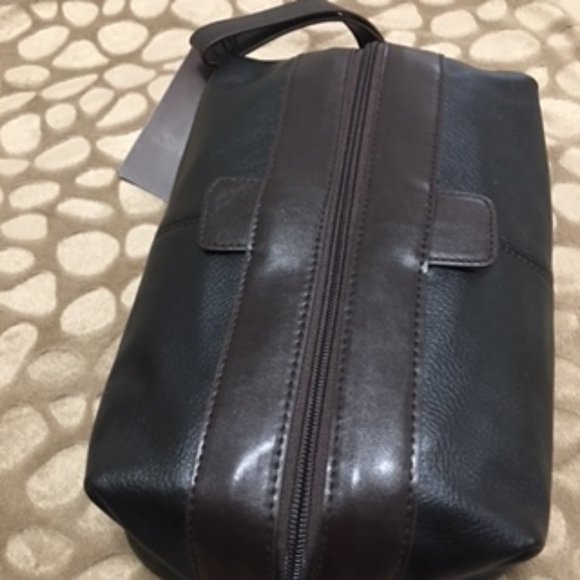 Black Brown 1826 (Lord & Taylor) Men's Travel Kit NEW WITH TAG - Picture 1 of 10